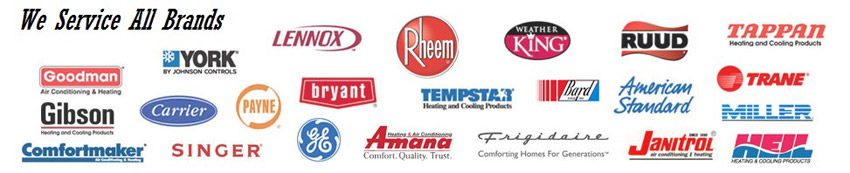 We Service All Air Conditioning and Heating Brands